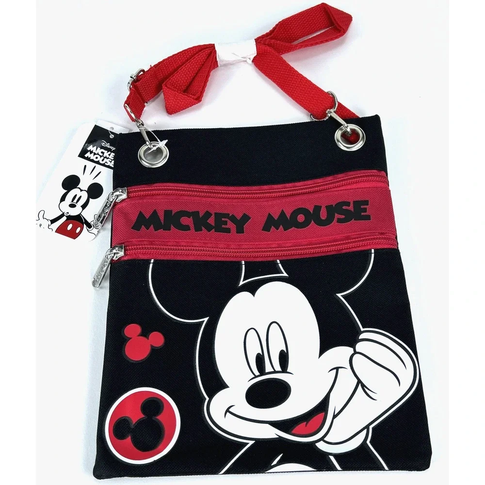 NEW Disney Mickey Mouse Crossbody Bag Handbag Mickey Travel Purse Wallet w/ Tags